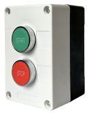 Двухместный пост управления Promfactor FP4-BOX2W34 с металлическими кнопками "START-STOP"
