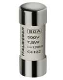 Предохранитель цилиндрический Italweber CH22 80A gG 22×58 500В (1441080)