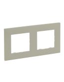 Рамка 2-постовая Legrand Niloe Step песчаный (864672)