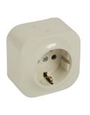 Розетка 2К+З Legrand Forix слонова кістка