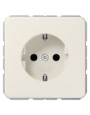 Розетка Jung CD 500 CD1520KI с з/к и шторками слоновая кость