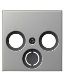 Накладка TV розетки Gira System 55 сталь (0869600)