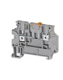 Клемма Klemsan AVK 4 A з розмикачем 4мм серая (0.0.0.3.04380)