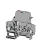 Клема Klemsan YBK SLD 220В AC під запобіжник 4мм сіра (0.0.0.3.55779)