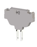 Тримач Klemsan AVK SKTD с диодом для клемм AVK 2,5 F (0.0.0.4.98859)