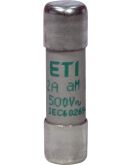 Запобіжник ETI CH10x38 aM 2A 500В 2652011