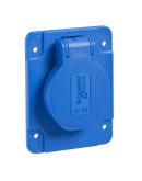 Встраиваемый силовой разъем Schneider Electric PKS62B 65x85 250В/16А IP54 (с боковым подключением)