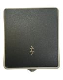 Накладний выключатель 1-клавишный проходной TNSy SURFACE IP54 серый (TNSy5000989)