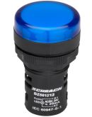Синий LED индикатор Schrack BZ501212-A 24В AC/DC (моноблок A)