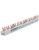 Шина соединительная U-образная Schrack 4P (L1/L2/L3/N) 16мм² 80А 1м AMPARO
