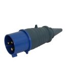 Переносная вилка UEC 023 2Р+РЕ 32А 220В IP44