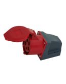 Стационарная розетка UEC125 3Р+РЕ+N 32А 380В IP44