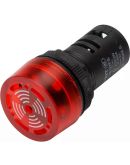 Звуковой сигнализатор Chint ND16-22F АС 230В Ø22mm красный (593400)