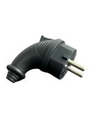 Каучуковая вилка ENERLIGHT 16А IP44 с заземлением (03ВК-1-16-IP44-К)