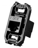 RJ45 розетка ABB Sky 2018.5 cat.5е с суппортом