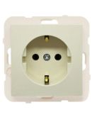 Одинарна розетка Logus 21131 TPE 2P+Z Шуко 16А 250В (перли)