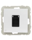 Комп'ютерна розетка Logus 21453 TBR RJ45 (Cat.5e) біла