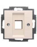 Накладка компьютерной розетки ABB Basic 55 2561-92-507 (слоновая кость)