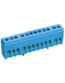 Шина N «ноль» IEK YNN10-69-16KD-K07 в корпусном изоляторе на DIN-рейку ШНИ-6х9-16-К-С