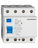 УЗО Schrack 10кА/30мА 3P+N 63А тип AC