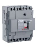 Автовыключатель Hager x160, In=125А, 4п, 18kA
