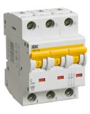 Автомат электрический IEK ВА47-60 3Р С 63А 6кА