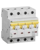 Защитный выключатель IEK ВА47-60 4Р D 10А 6кА