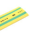 Жовто-зелена термозбіжна трубка IEK UDRS-D28-50-K52 ТТУ 28/14 (50м/ролл)