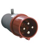 Трехфазная вилка IEK ССИ-014 (3Р+PЕ) 16А 380V IP44