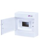 Наружный модульный щит ETI 001101005 ECT 8PO 8 М с белой дверцей