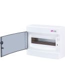 Наружный модульный щит ETI 001101001 ECT 12PT 12 М с прозрачной дверцей