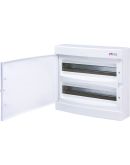 Наружный модульный щит ETI 001101082 ECT 2x18PO 36 М с белой дверцей