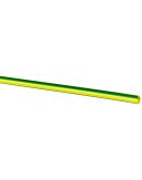 Жовто-зелена термозбіжна трубка IEK UDRS-D4-1-K52 ТТУ 4/2 (1м)