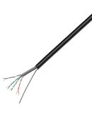 Кабель Logicpower Cat. 5e UTP 4x2x0.51мм CCA 305м. со стальной проволокой 1x1,4мм