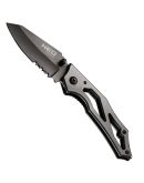 Складной нож Neo Tools 63-025  с фиксатором титановый