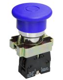 Кнопка LAY5-BC61 «Грибок» синяя 1з IEK