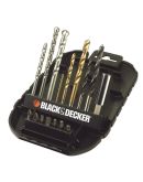 Набор отверточных вставок и сверл Black&Decker 1/4" 16 предметов