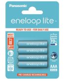 Аккумуляторная батарейка Panasonic Eneloop Lite AAA 550mАч 4BP NI-MH BK-4LCCE/4BE (4 шт)