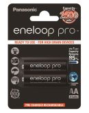Аккумуляторная батарейка Panasonic Eneloop Pro AA 2500mАч 2BP BK-3HCDE/2BE (2 шт)
