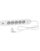 Подовжувач Schneider Electric ST945U1W на 5 гнізд та 2хUSB (1,5м) білий
