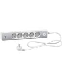 Подовжувач Schneider Electric ST945U1WA на 5 гнізд та 2хUSB (1,5м) алюміній