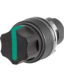 Зеленый переключатель New Elfin ne020SMLAV тип A (положение I-II под 90º) с подсветкой