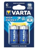 Батарейка лужна Varta HIGH Energy C (блістер 2шт)