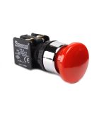 Кнопка «грибок» EMAS KB12MK без фиксации (1НЗ) красная