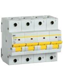 Автоматический выключатель IEK ВА47-150 4Р 100А 15кА D