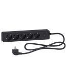 П'ятимісний подовжувач Schneider Electric ST9451B (1,5м) чорний
