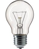 Прозрачная лампа накаливания PHILIPS 10018502 A55 75W Е27 CL