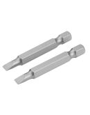 Шлицевые биты Tolsen S2 4,5х50мм (2шт)