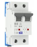 Двополюсний автомат SEZ 62 B 10А 2P (PR62B10А)