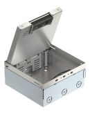 Розеточный люк под напольное покрытие OBO Bettermann (7427232) UDHOME4 на 6 постов 45x45 IP40 (h=95-125мм) без суппортов